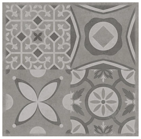 Плитка декор Allore Group Deep Patchwork F\DEC P R Mat 60x60 cм